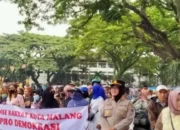 Pastikan Keamanan, Polresta Malang Kota Terapkan Pengamanan Humanis Dalam Aksi