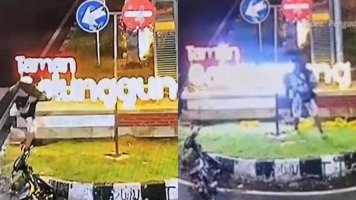 Pria di Malang Lakukan Vandalisme di Taman Ijen dan Taman Galunggung