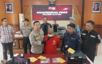 Pemalsuan Uang Di Klaten Terungkap, Polres Amankan Satu Tersangka