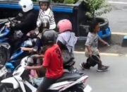 Pengemis Nekat Di Tegal Sundut Rokok Ke Pemotor, Ini Akhir