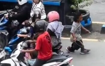 Pengemis Nekat Di Tegal Sundut Rokok Ke Pemotor, Ini Akhir