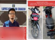 Polisi Ungkap Pencurian Motor Di Masjid Istiqomah Sragen, Pelaku Dibekuk