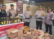 Polres Pekalongan Kota Berhasil Sita 812 Botol Miras Di Penghujung