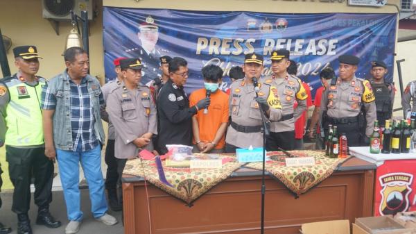 Polres Pekalongan Kota Gagalkan Tawuran Dua Gengster Di Tengah Jalan