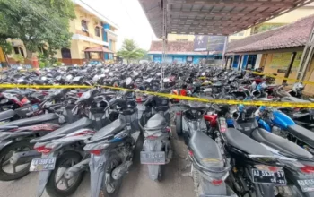 Polres Sragen Tindak Tegas Balap Liar, Ratusan Motor Diamankan