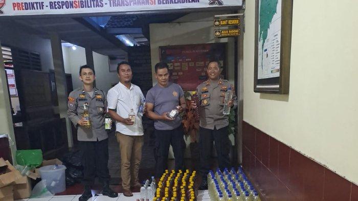 Polresta Magelang Gerebek Peredaran Miras Di Secang, 330 Botol Diamankan