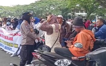 Polresta Malang Kota Terapkan Pengamanan Humanis Dalam Mengawal Unjuk Rasa