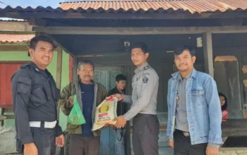 Rutan Humbahas Salurkan Bansos Untuk Keluarga Warga Binaan