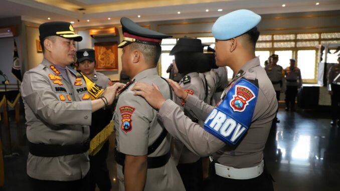 Sertijab Empat Pejabat Utama Polresta Malang Kota Dipimpin Kombes Pol Nanang Haryono