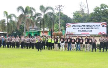 Siaga Malam Pergantian Tahun, Batang Libatkan Ratusan Aparat Gabungan