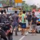 Tabrakan 3 Kendaraan Di Tuntang Semarang, Pemotor Meregang Nyawa Di