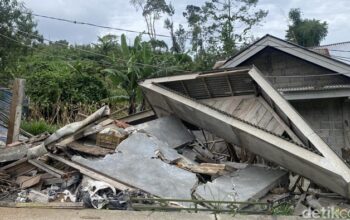 Tanah Gerak Terjang Banjarnegara, Rumah Dan Jalan Rusak Parah Dalam