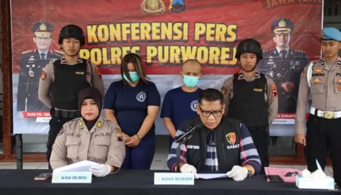 Terlibat Pencurian Berulang, Pasangan Kumpul Kebo di Purworejo Diringkus