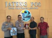 Bidhumas Polda Jateng Kunjungi Jateng Pos untuk Tingkatkan Kerjasama Profesional