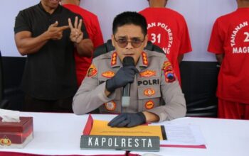 Ungkap Kasus Narkotika Di Awal 2025, Polresta Magelang Sita Ratusan