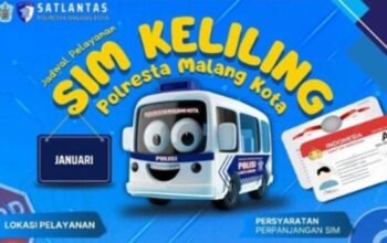 Update Jadwal Sim Keliling Kota Malang Januari 2025, Camat Klojen