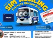 Warga Kota Malang, Ini Jadwal Sim Keliling Januari 2025