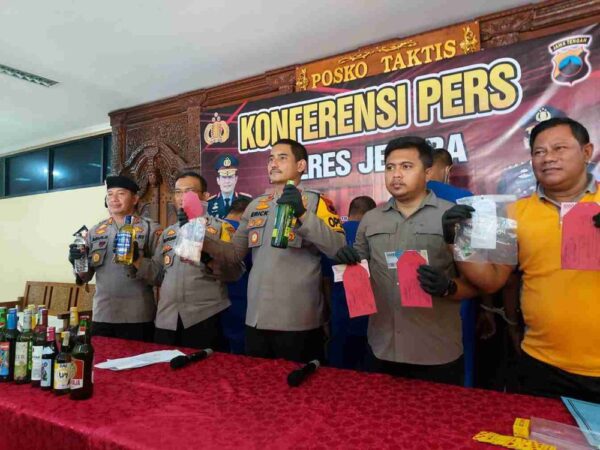 6 Tersangka Narkoba Dibekuk Satreskoba Polres Jepara