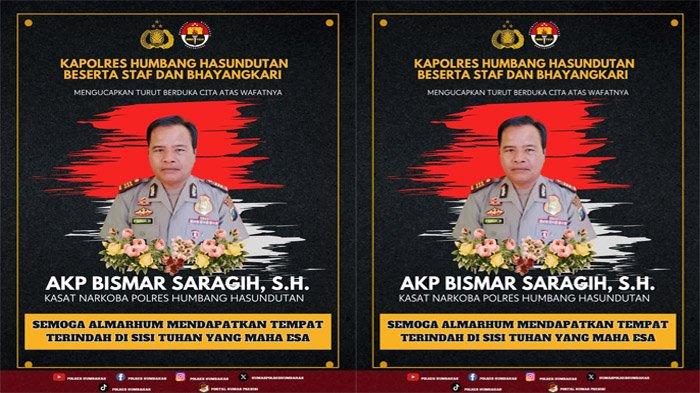 Akp Bismar Saragih Meninggal Dunia, Polres Humbahas Kehilangan Sosok Penting