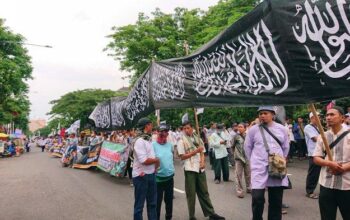 Aksi Bela Palestina Di Semarang, Massa Desak Tni Turun Ke