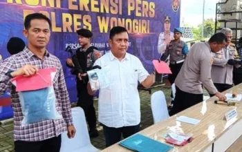 Aksi Pengedar Narkoba Lintas Provinsi Terhenti Di Wonogiri, Ini Yang