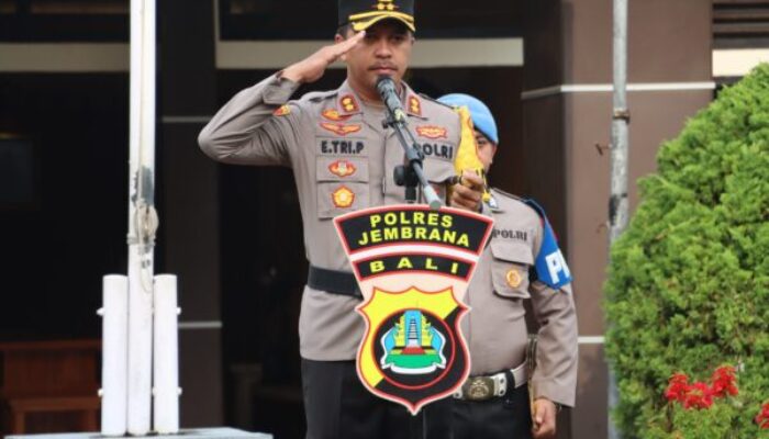 Kapolres Jembrana Tekankan Disiplin dan Pelayanan Publik di Upacara Hari Kesadaran Nasional 2025