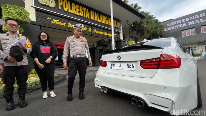 Bmw Berpelat N 3 Nen Viral, Polresta Malang Kota Amankan