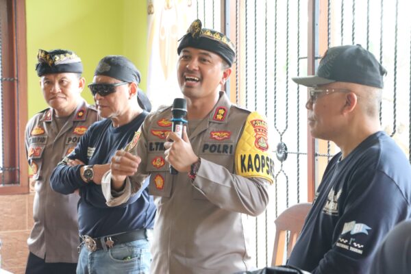 Bangun Sinergi, Kapolres Jembrana Gelar Jumat Curhat Bareng Klub Motor