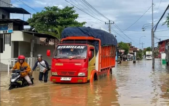 Banjir Parah, Arus Lalu Lintas Kudus Pati Dan Kudus Grobogan Terganggu