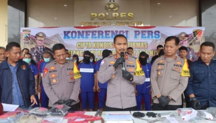 Polisi Amankan 18 Pelaku Narkoba di Kota Tegal Menjelang Ramadan