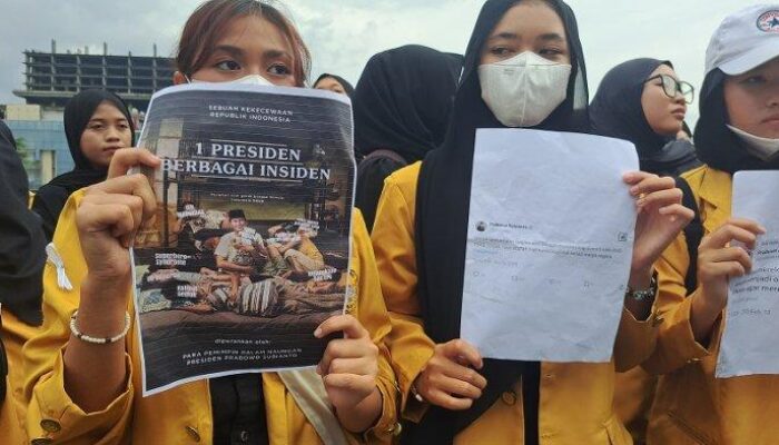 Protes ‘Indonesia Gelap’ di Banyumas, Mahasiswa Ungkap Kekecewaan terhadap Prabowo-Gibran