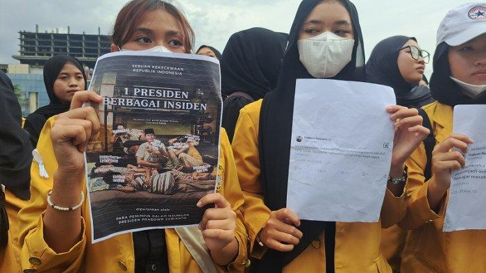 Demo Di Banyumas, Mahasiswa Bawa 10 Tuntutan Untuk Pemerintahan Prabowo Gibran