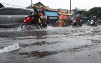 Diguyur Hujan Lima Jam, Dua Wilayah Di Kota Malang Tergenang