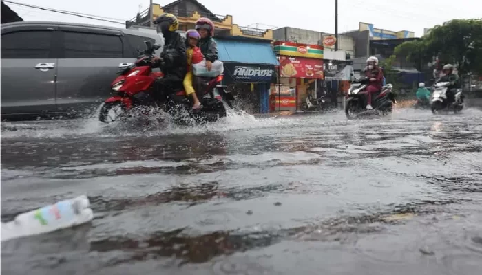 Diguyur Hujan Lima Jam, Dua Wilayah di Kota Malang Tergenang