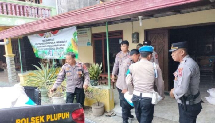 Rajin Bantu Petani, Polres Sragen Berperan dalam Ketahanan Pangan