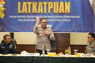 Dukung Profesionalisme, Bidhumas Polda Jateng Laksanakan Latkatpuan Reportase