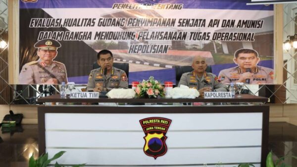 Evaluasi Gudang Senjata, Polri Pastikan Keamanan Dan Kualitas Penyimpanan Di