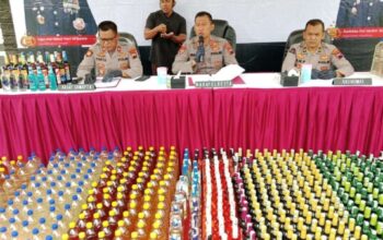 Gempur Miras Ilegal, Polresta Magelang Amankan 1.037 Botol