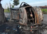 Pikap Grandmax Angkut Thiner Terbakar di Grobogan, Begini Kronologinya