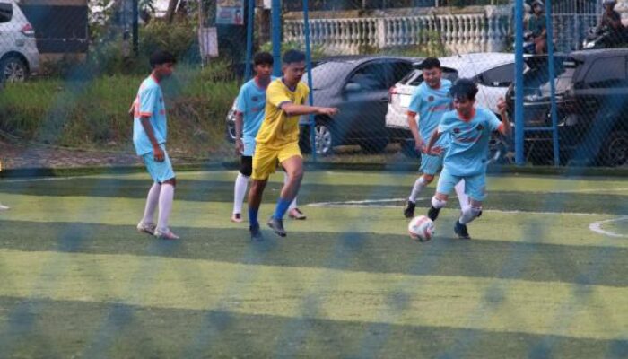 Polresta Banyumas dan Wartawan Main Mini Soccer, Meriahkan Hari Pers Nasional