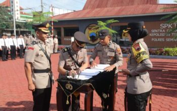 Jajaran Polres Semarang Alami Rotasi, Kapolres Pimpin Sertijab