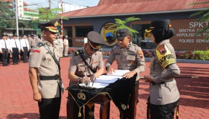 Kapolres Semarang Resmi Lantik Wakapolres dan Kabag Logistik Baru