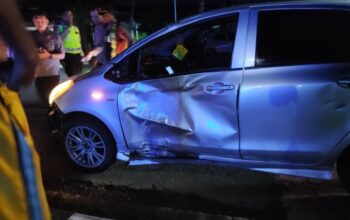 Jalan Pemuda Klaten Geger, Kecelakaan Vario Dan Yaris Renggut Satu