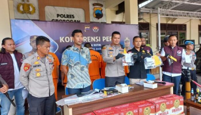 Jaringan Narkoba di Grobogan Terbongkar, Lima Pelaku Diciduk dengan Barang Bukti