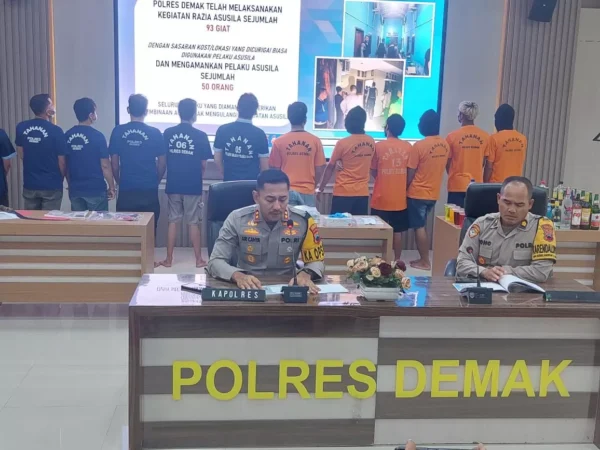 Jelang Ramadan, Polres Demak Gencarkan Razia, Tangkap Pelaku Kejahatan