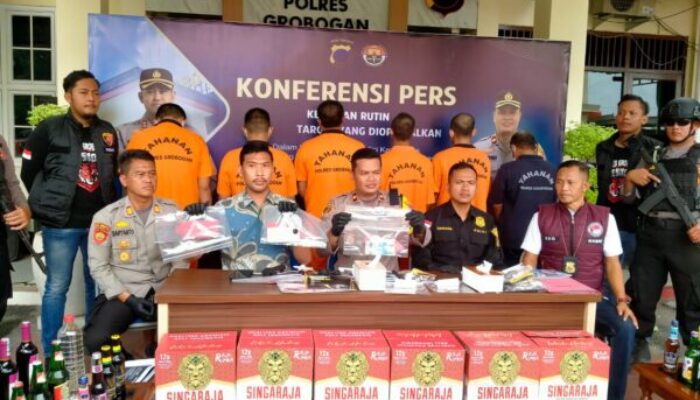 Berantas Kejahatan, Polres Grobogan Ungkap Kasus Kriminal Jelang Ramadhan