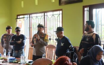 Jumat Curhat Kapolres Jembrana, Klub Motor Besar Bahas Keamanan Berkendara