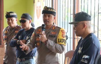 Jumat Curhat, Klub Motor Besar Sampaikan Masukan Ke Kapolres Jembrana