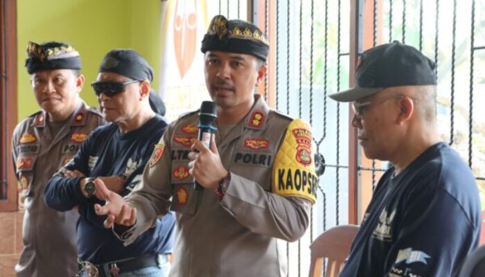 Jumat Curhat, Klub Motor Besar Sampaikan Masukan ke Kapolres Jembrana