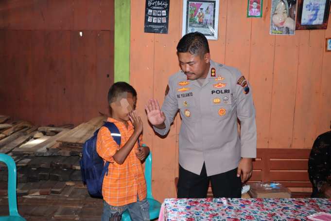 Kapolres Grobogan Peduli, Anak 7 Tahun Yang Dirawat Ibu Odgj